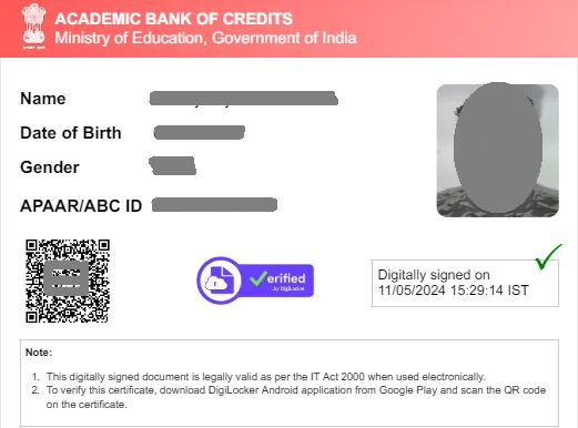 Academic Bank of Credits